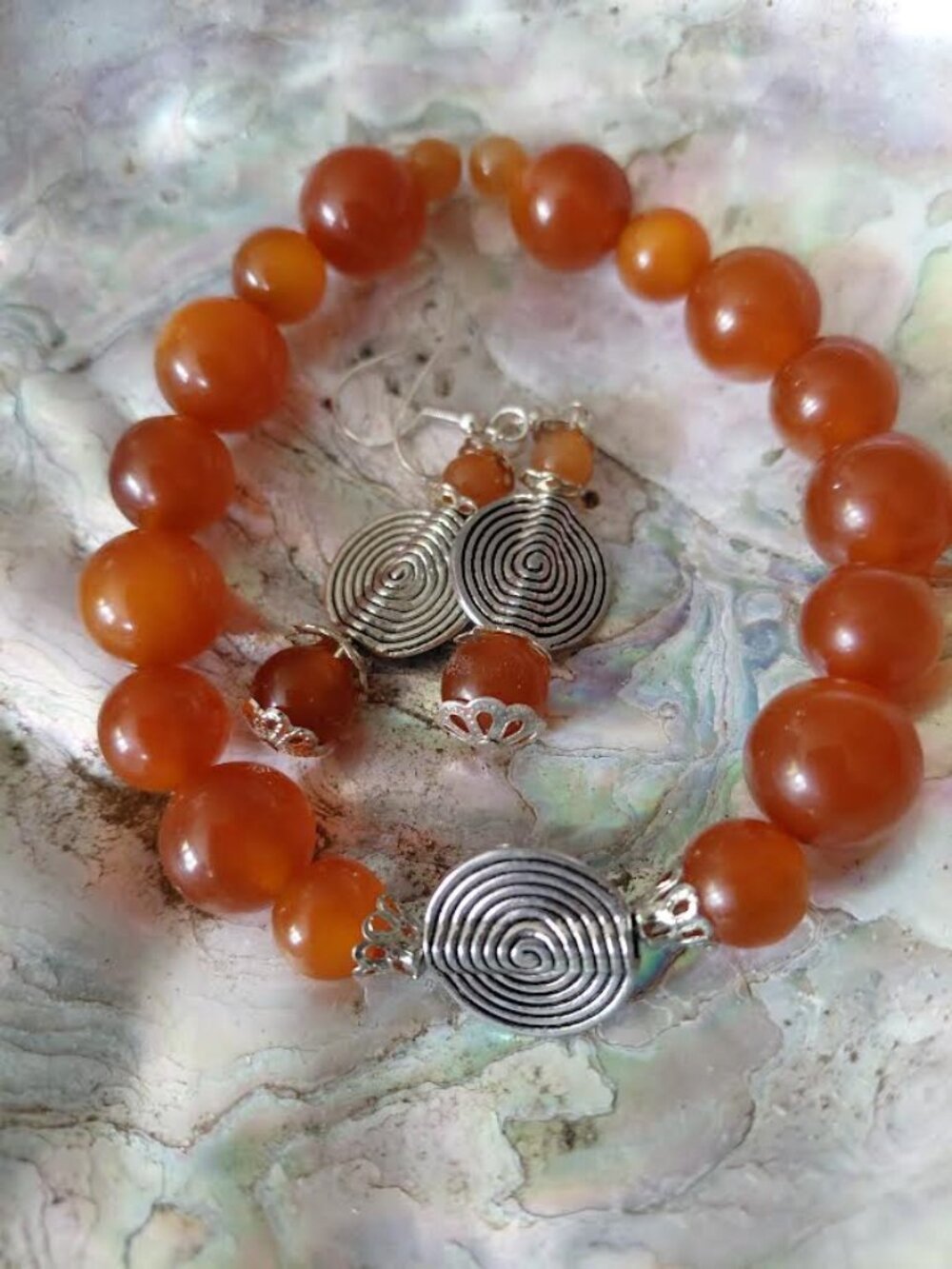Bracelet and Earings